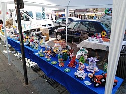 Notre exposition sur le marché de Pont Audemer. le lundi 27/07/2020