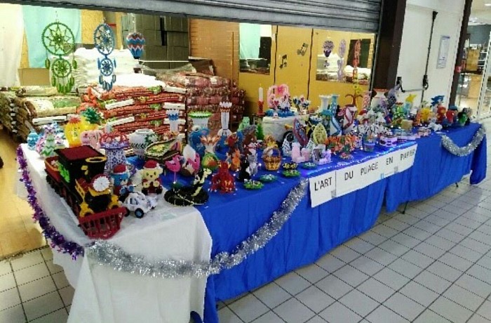 Mon stand, décembre 2020 à Carrefour market de Pont Audemer.